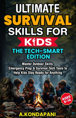 Book cover for Ultimate Survival Skills for Kids-The Tech-Smart Edition: Master Outdoor Skills, Emergency Prep & Survival Tech Tools to Help Kids Stay Ready for Anyt