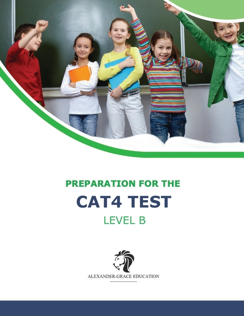 Book cover for CAT4 Test Preparation - Level B (Ages 8-11) - Full Test Practice