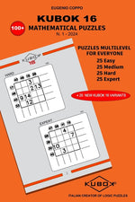 Book cover for Kubok 16: 100+ Mathematical Puzzles - N.1 2024