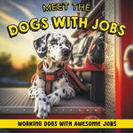 Book cover for Meet the Dogs with Jobs: Working dogs with awesome jobs