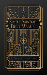 Book cover for Simple Sabotage Field Manual