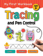 Book cover for Tracing and Pen Control: Lines, Shapes, Coloring