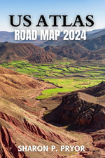 Book cover for US Atlas Road Map 2024: Explore All 50 States with Detailed, Accurate, and High-Quality Maps
