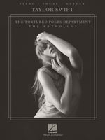 Book cover for Taylor Swift - The Tortured Poets Department: The Anthology - Piano/Vocal/Guitar Songbook