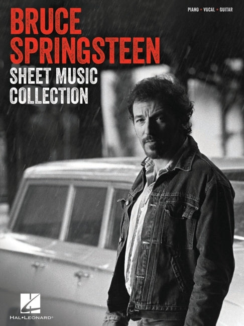 Book cover for Bruce Springsteen Sheet Music Collection: 30 Hits Arranged for Piano, Voice, and Guitar with Full Lyrics