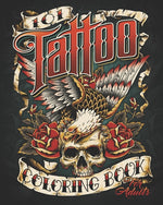 Book cover for 101 Tattoo Design Coloring Book for Adults: 101 Coloring Pages with Beautiful Tattoo Designs For Adult Relaxation