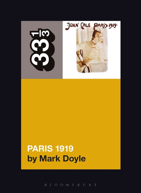 Book cover for John Cale's Paris 1919