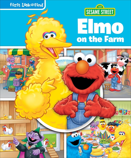 Book cover for Sesame Street Elmo on the Farm: First Look and Find