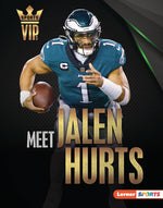 Book cover for Meet Jalen Hurts: Philadelphia Eagles Superstar