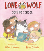 Book cover for Lone Wolf Goes to School