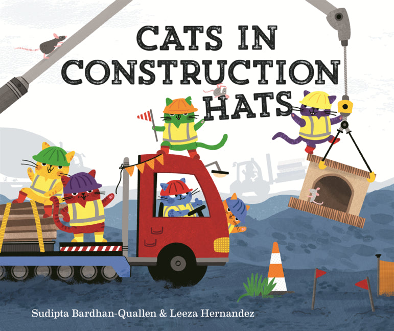 Book cover for Cats in Construction Hats