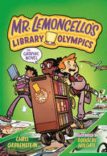 Book cover for Mr. Lemoncello's Library Olympics, the Graphic Novel