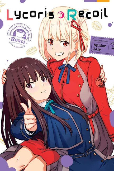 Book cover for Lycoris Recoil Official Comic Anthology: React