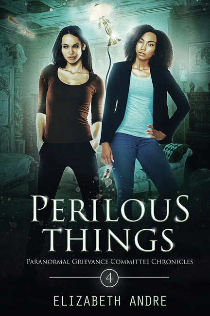 Book cover for Perilous Things: A cozy lesbian paranormal mystery