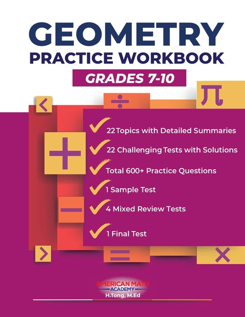 Book cover for Geometry Practice Workbook