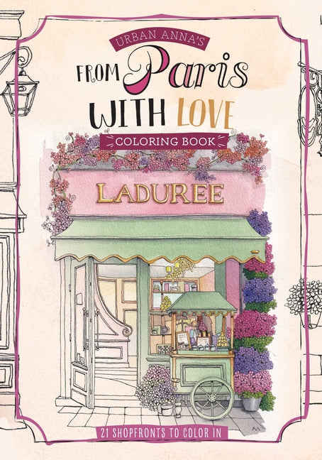 Book cover for Urban Anna's from Paris with Love Coloring Book