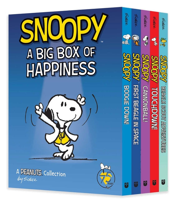 Book cover for Snoopy: A Big Box of Happiness