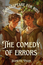 Book cover for Comedy of Errors Shakespeare for kids: Shakespeare in a language children will understand and love