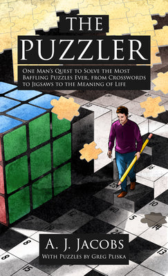 Book cover for The Puzzler: One Man's Quest to Solve the Most Baffling Puzzles Ever, from Crosswords to Jigsaws to the Meaning of Life