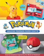 Book cover for Amazing Pokémon Paper Crafts: Colorful Creations Inspired by the World of Pokémon!