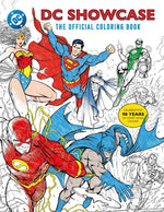 Book cover for DC Showcase: The Official Coloring Book