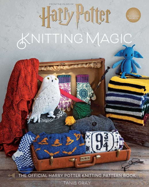Book cover for Harry Potter: Knitting Magic: The Official Harry Potter Knitting Pattern Book