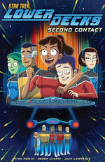 Book cover for Star Trek: Lower Decks, Vol. 1: Second Contact