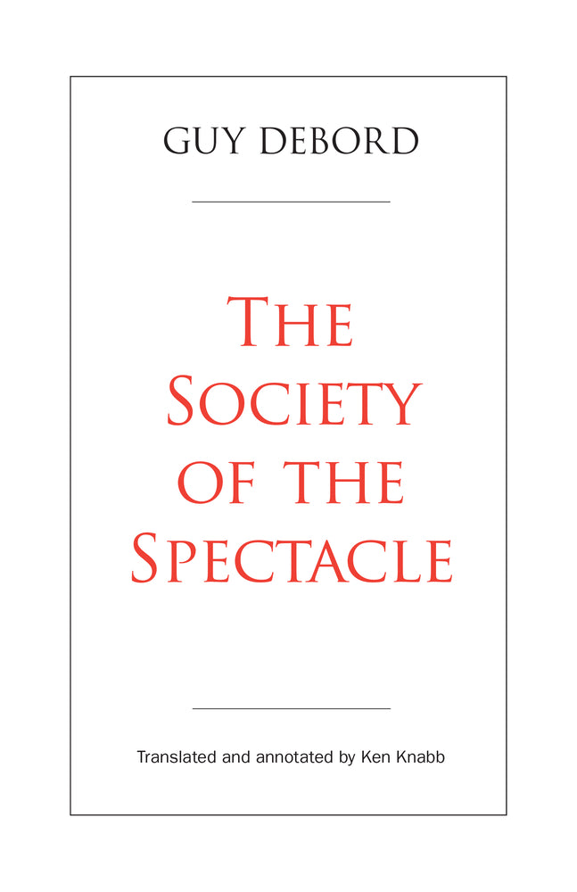 Book cover for The Society of the Spectacle