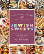 Book cover for Jewish Sweets: A Worldwide Community Cookbook of 100 Dessert Recipes