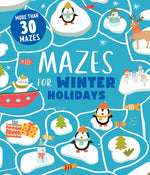 Book cover for Mazes for Winter Holidays: More Than 25 Mazes