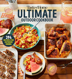 Book cover for Taste of Home Ultimate Outdoor Cookbook: Take a Bite Out of Summer with 394 Grilled Greats, Picnic Classics, Bon-Fire Treats, Poolside Munchies and Mo