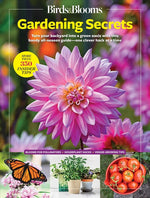 Book cover for Birds & Blooms Gardening Secrets: All-Season Guide with Expert Tips and DIY Ideas for Thriving Gardens