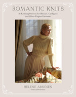 Book cover for Romantic Knits: 16 Knitting Patterns for Blouses, Cardigans and Other Elegant Knitwear