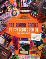 Book cover for 101 Board Games to Try Before You Die (of Boredom): A Definitive List of the Best Board Games Ever Made