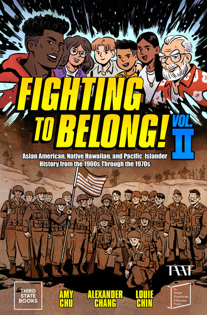 Book cover for Fighting to Belong! (Vol. 2): Asian Americans, Native Hawaiians, and Pacific Islanders, 1900-1970