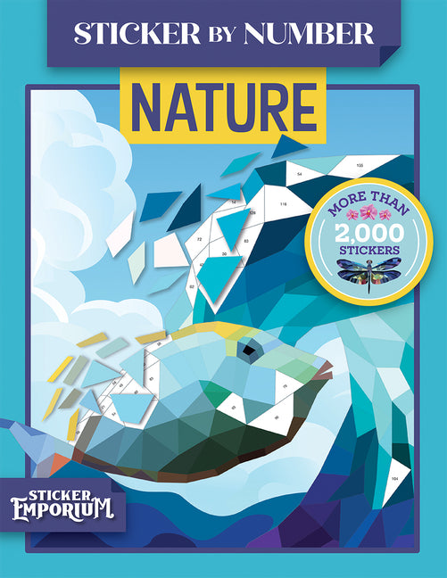 Book cover for Sticker by Number Nature: Sticker Emporium