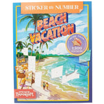 Book cover for Sticker by Number Beach Vacation: Sticker Emporium