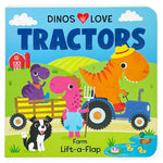 Book cover for Dinos Love Tractors