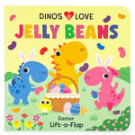 Book cover for Dinos Love Jelly Beans