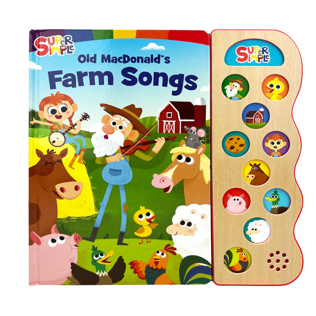 Book cover for Super Simple Old Macdonald's Farm Songs
