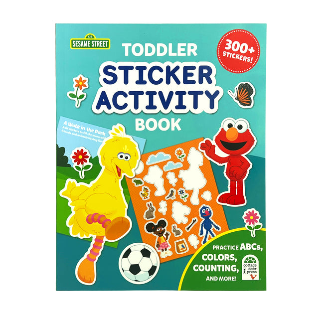 Book cover for Sesame Street Toddler Sticker Activity Book