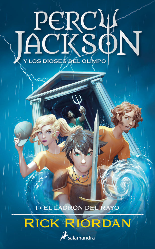 Book cover for Percy Jackson: El Ladrón del Rayo / The Lightning Thief: Percy Jackson and the O Lympians