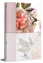 Book cover for KJV Holy Bible, Large Print Medium Format, Pink Cloth Hardcover W/Ribbon Marker, Red Letter
