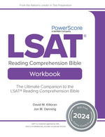 Book cover for Powerscore LSAT Reading Comprehension Bible Workbook