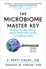Book cover for Microbiome Master Key: Harness Your Microbes to Unlock Whole-Body Health and Lifelong Vitality
