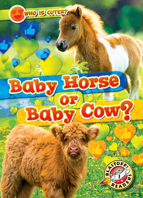 Book cover for Baby Horse or Baby Cow?