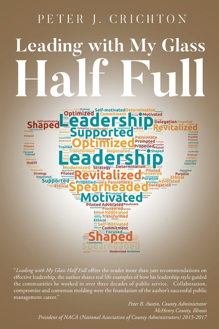 Book cover for Leading with My Glass Half Full
