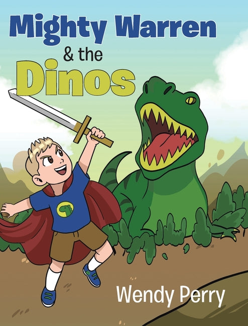 Book cover for Mighty Warren & the Dinos