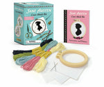 Book cover for Jane Austen Cross-Stitch Kit: Includes 4 Patterns