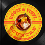 Book cover for Booze & Vinyl Country: 100+ Spirited Music-And-Drink Pairings